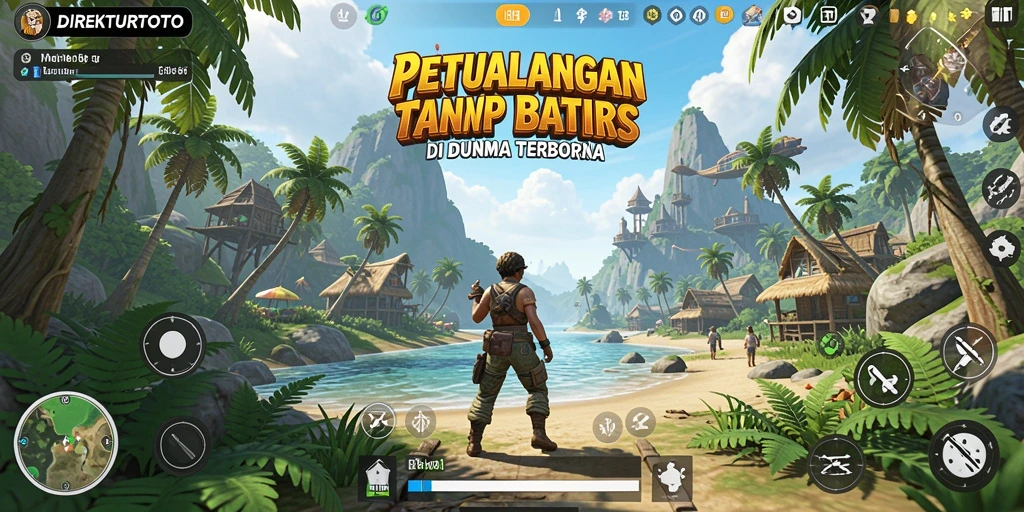 Screenshot utama MENAMPILKAN gameplay Open World yang seru.