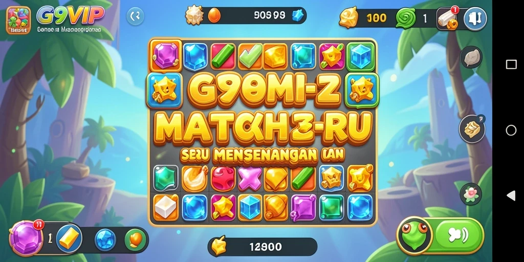 Tampilan gameplay G9VIP yang penuh warna dan dinamis.