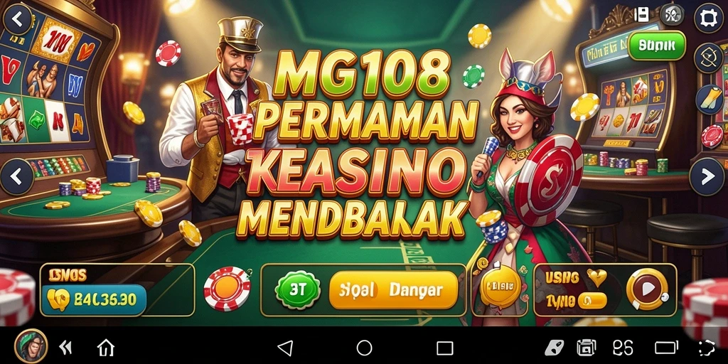 Tampilan gameplay Kasino yang menggembirakan dan memikat.