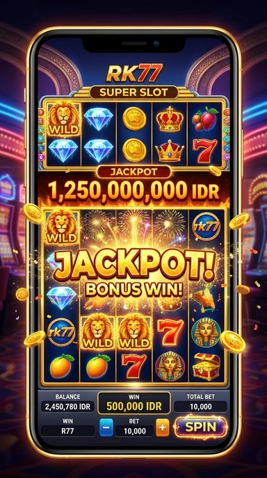 Tangkapan layar aplikasi rk77 dengan antarmuka yang intuitif.